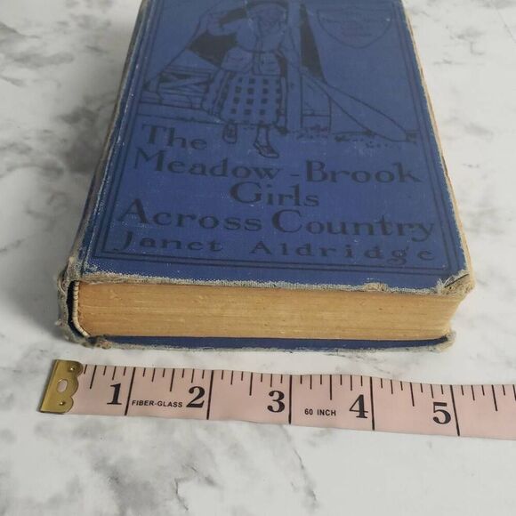 Vintage The Meadow-Brook Girls Across Country by Janet Aldridge 1913 Book - Picture 10 of 10